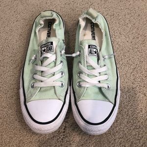 Mint converse shoreline sneakers